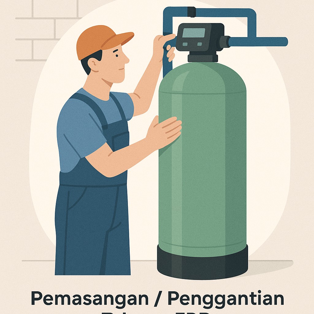 Pemasangan Tabung FRP